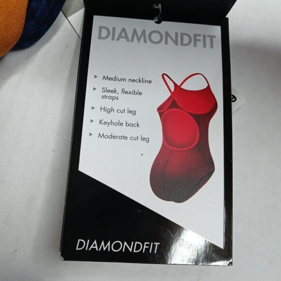 TYR Bravos Youth Diamondfit One Piece Swimsuit - Picture 6 of 12